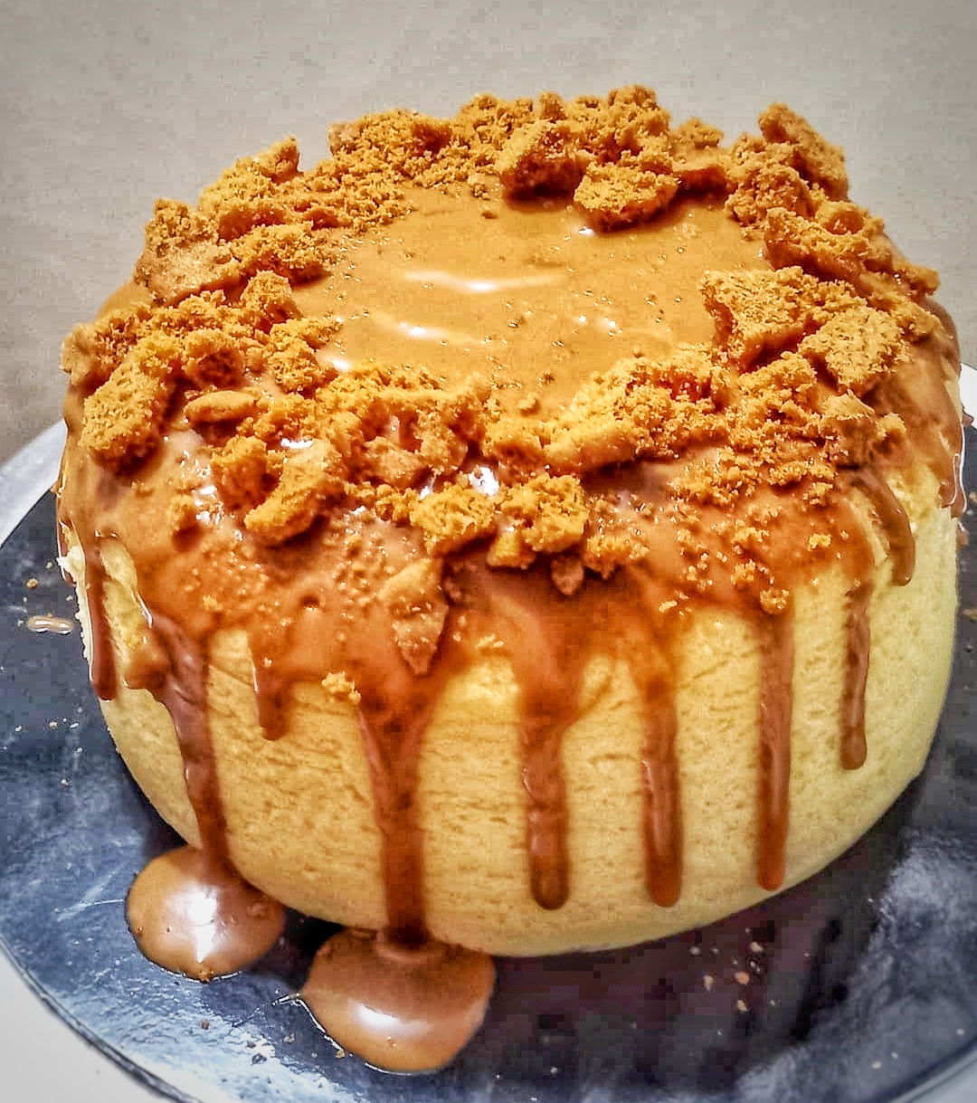 Biscoff cheese cake leleh